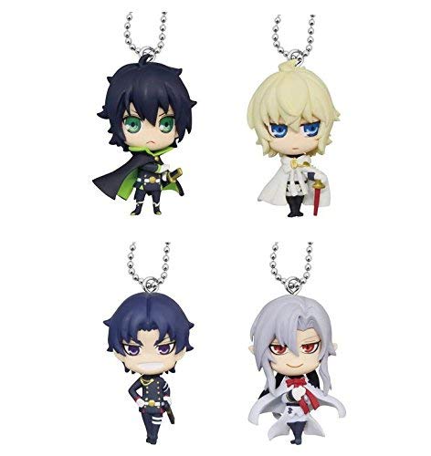 Defome mini the end of the Seraph Keychain Mascot Set of 4 Gashapon toys NEW_1