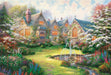 1000 piece Jigsaw puzzle Thomas Kinkade Happy flower blooming garden 31-467 NEW_1