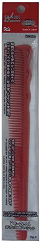 Y.S.PARK Professional Cut Comb YS-254 Red for undercut NEW from Japan_1