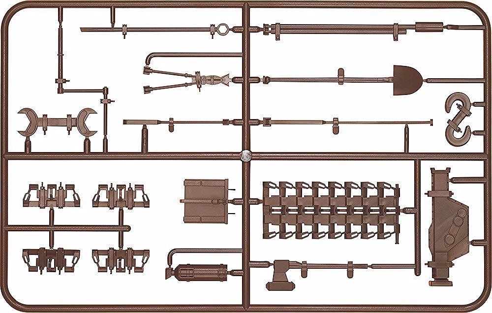 figma Vehicles Panzer IV Ausf. D Tank Equipment Set (Brown) 1/12 Kit Max Factory_1