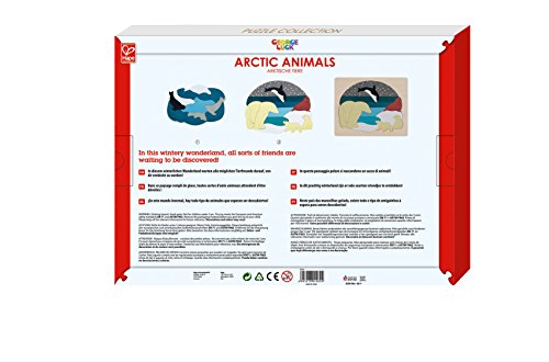George Luck Double puzzle Arctic for Kids 34 pieces (20 x 20 x 1.3 cm) ‎E6521_4