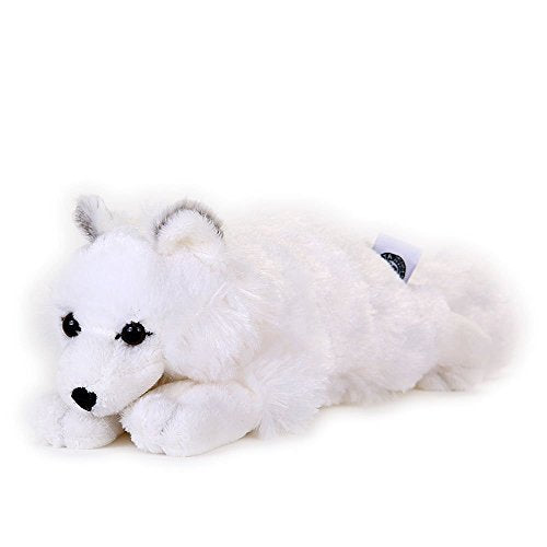 COLORATA Plush Stuffed Animal Arctic Fox (11cm x 10cm x 32cm) NEW from Japan_2