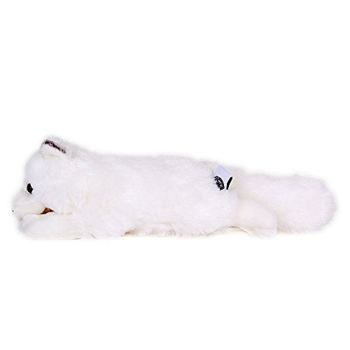 COLORATA Plush Stuffed Animal Arctic Fox (11cm x 10cm x 32cm) NEW from Japan_3