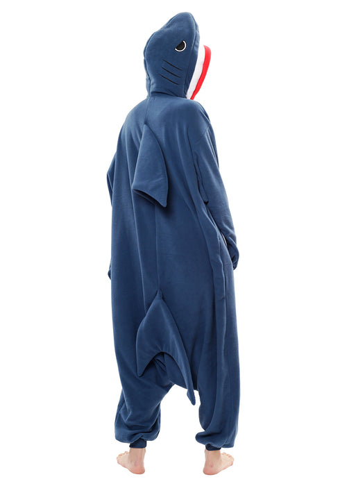 SAZAC Fleece Costumes Shark One Size Unisex Adult KG-2845 Polyester 165-175cm_4