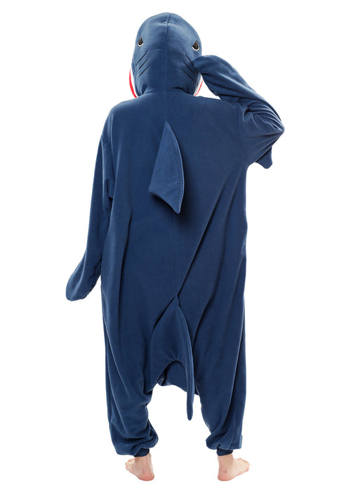 SAZAC Fleece Costumes Shark One Size Unisex Adult KG-2845 Polyester 165-175cm_5