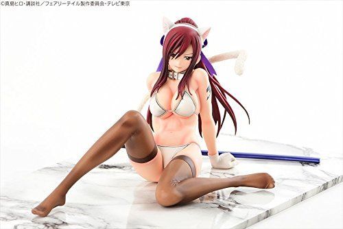 Orca Toys Fairy Tail Erza Scarlet White Cat Gravure_Style Figure from Japan_3