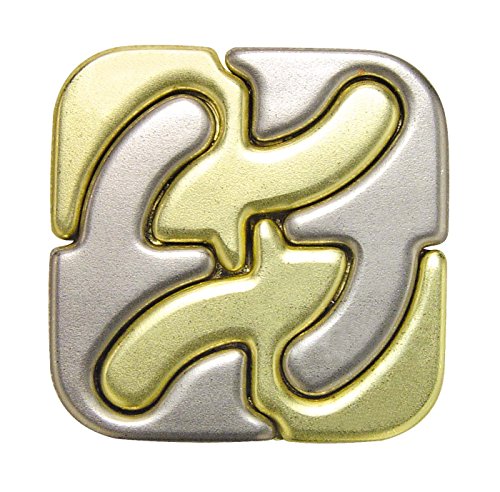 Hanayama Huzzle Puzzle Cast SQUARE [difficulty level 5] NEW from Japan_1