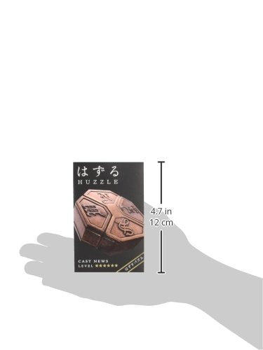 Hanayama Cast Puzzle Huzzle Cunning News [difficulty level 6] from Japan_4