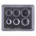PADICO 401013 Resin Jewel Mold Mini Jewelry Cut Circle Accessories Material NEW_1