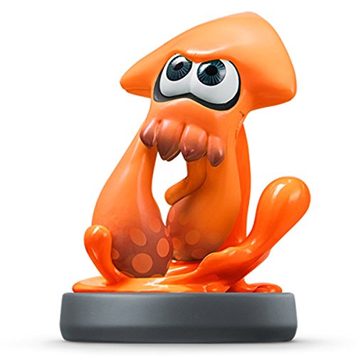 Nintendo amiibo Inkling Squid (Ika) Orange Splatoon 3DS Wii U Accessories NEW_1