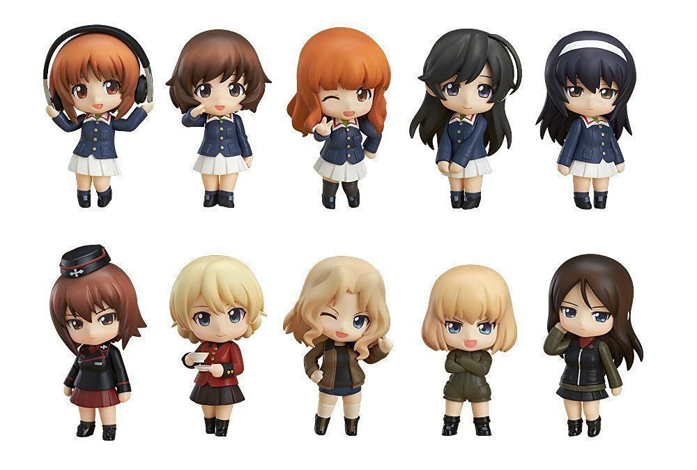 Nendoroid Petite Girls und Panzer PVC Figure 12 Pcs BOX Set Good Smile Company_1