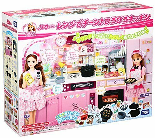 Takara Tomy Licca-chan Ding Spacious Kitchen Range from Japan NEW_2