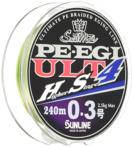 Sunline PE line Salty mate PE Egi ULT HS4 240m No.0.3 2.5kg NEW from Japan_1