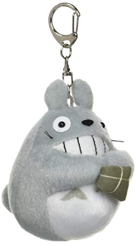 My Neighbor Totoro large Totoro fluffy Keychain laugh stuffed 8cm NEW from Japan_1