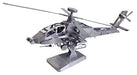 Tenyo Metallic Nano Puzzle JGSDF AH-64D Apache Longbow Model Kit NEW from Japan_1
