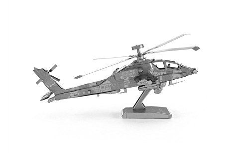 Tenyo Metallic Nano Puzzle JGSDF AH-64D Apache Longbow Model Kit NEW from Japan_4