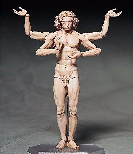 figma SP-075 The Table Museum Vitruvian Man Action Figure FREEing NEW from Japan_5