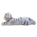 SUN LEMON Lap top Cat Hiza Neko Plush Toy Gray Size M (H18xW16xD47cm) NEW_5