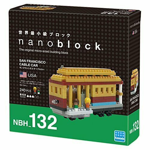 Nanoblock San Francisco Cable Car NBH132 NEW from Japan_2