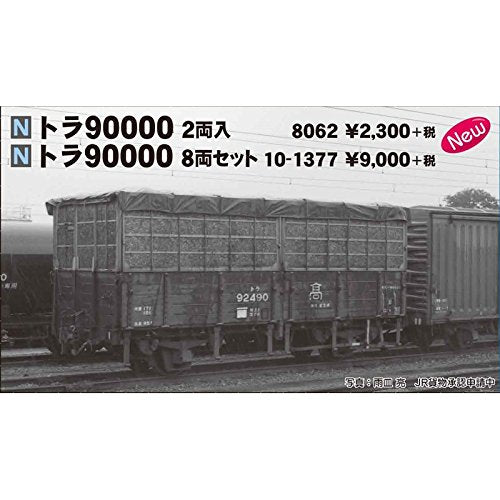 KATO 10-1377 Freight Car TORA 90000 8 Cars Set N gauge Model Railroad Supplies_2