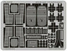 Platz 1/72 Etching Parts for He219 Uhu (Set of 2) Plastic Model Kit NEW_2