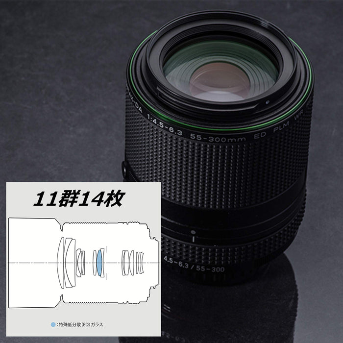 PENTAX Telephoto Zoom Lens HD DA55-300mm F4.5-6.3ED PLM WR RE K APS-C 21277 NEW_4