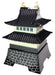 Japanese castle style 3-tier Bento Lunch box 7-427-13 18x18x28cm Lacquer NEW_1