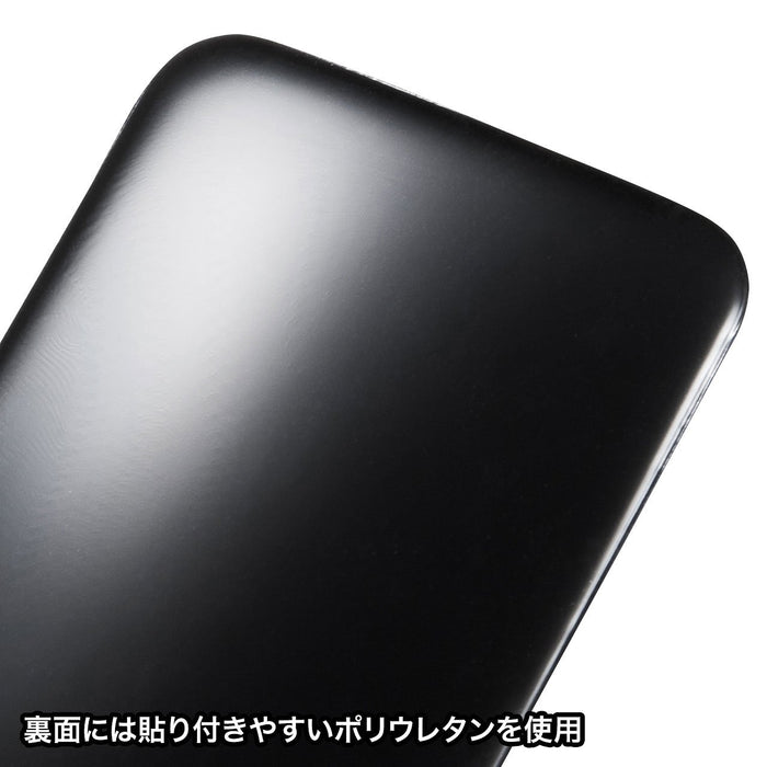 SANWA SUPPLY keyboard wrist rest black TOK-GELPNLBK tone leather 7x30x1.9cm NEW_3