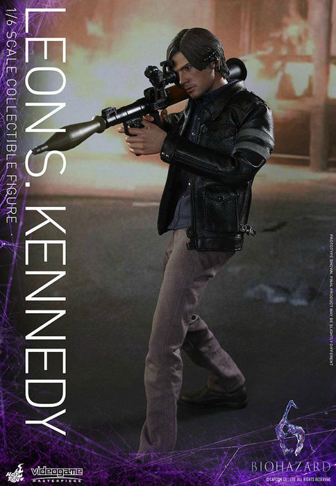 Video Game Masterpiece Resident Evil 6 LEON S. KENNEDY 1/6 Figure Hot Toys NEW_5