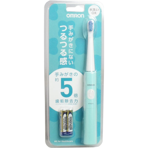 Omron Healthcare Sonic Type Electric Toothbrush Mint Green HT-B210-G Battery NEW_1