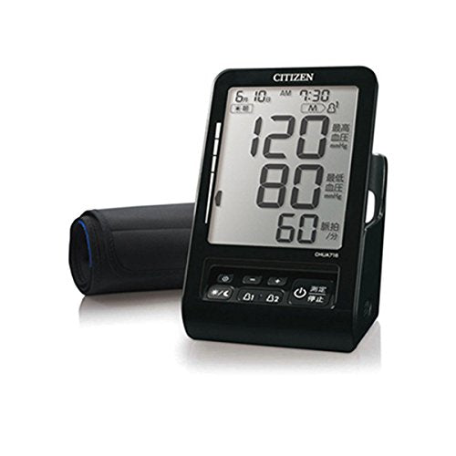 Citizen CHUA716-BK Blood Pressure Meter CHUA Series Black Digital Display NEW_1