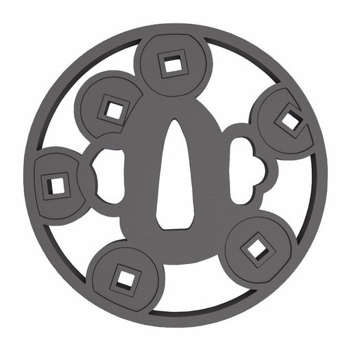 Kotobukiya Tsuwamono no Zen Japanese Sword-guard (Tsuba) Coaster YUKIMURA SANADA_1