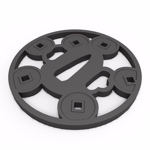 Kotobukiya Tsuwamono no Zen Japanese Sword-guard (Tsuba) Coaster YUKIMURA SANADA_2