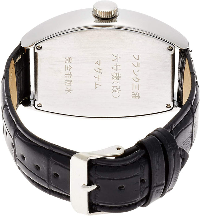Frank Miura Men's watch No.6 Magnum leather belt colorful black FM06K-CRB NEW_3
