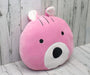 Shinada Global Plush Doll Fuwatoro Fluffy Chipmunk Face Cushion Pink BSFF-0300_2