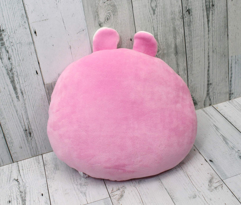 Shinada Global Plush Doll Fuwatoro Fluffy Chipmunk Face Cushion Pink BSFF-0300_3
