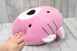 Shinada Global Plush Doll Fuwatoro Fluffy Chipmunk Face Cushion Pink BSFF-0300_5