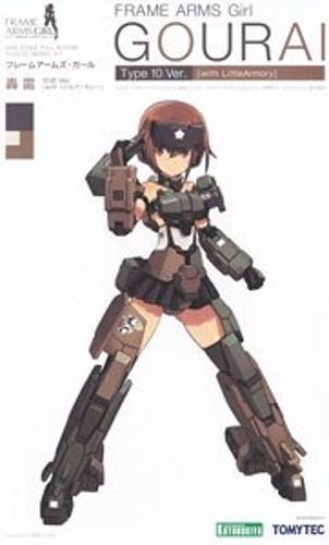 Kotobukiya FRAME ARMS GIRL GOURAI Type 10 Ver with LittleArmory Model Kit NEW_1