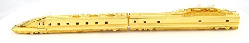 Tenyo Metallic Nano Puzzle Gold Series Class 923 Dr.YELLOW Model Kit NEW_7
