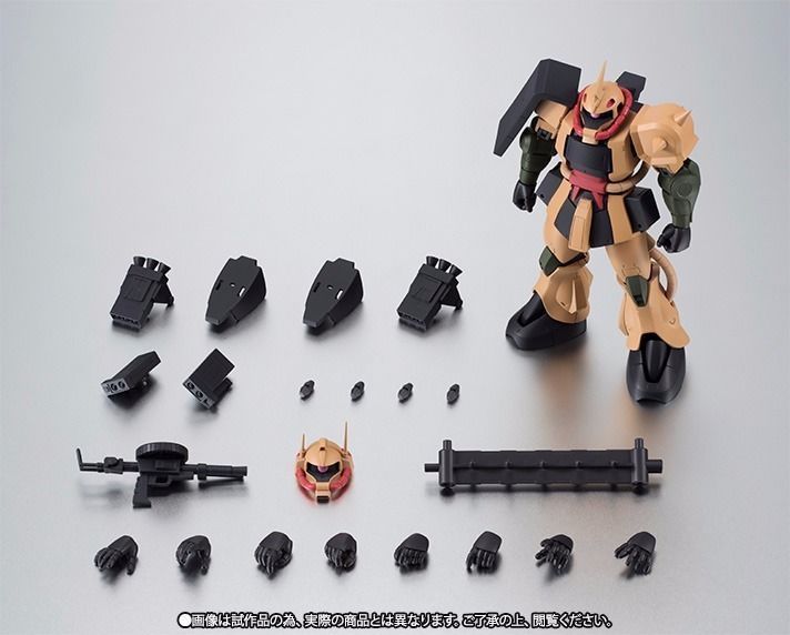 ROBOT SPRITS SIDE MS MS-06D ZAKU DESERT TYPE Ver A.N.I.M.E. Figure BANDAI NEW_8