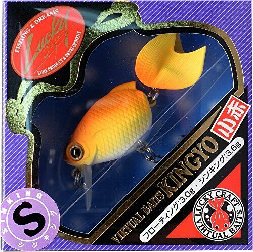 Lucky Craft L0731 Goldfish Small Red 40S #0517 NC Powered Orange NEW from Japan_1