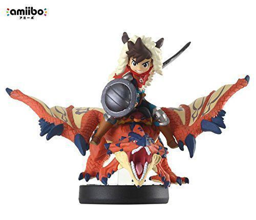 Nintendo amiibo Monster Hunter Stories ONE-EYED RATHALOS & RIDER BOY 3DS Wii NEW_1