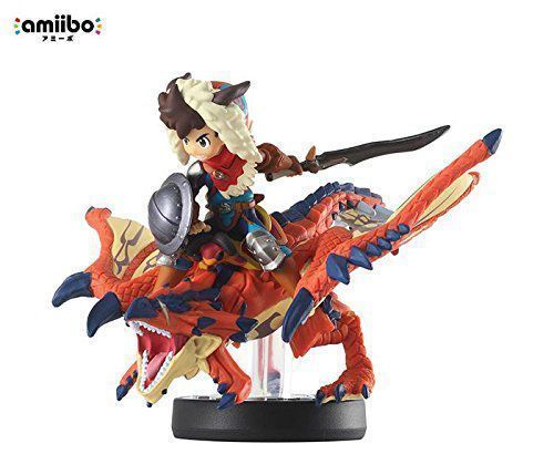 Nintendo amiibo Monster Hunter Stories ONE-EYED RATHALOS & RIDER BOY 3DS Wii NEW_2