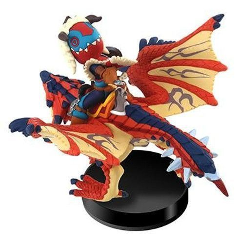 Nintendo amiibo Monster Hunter Stories ONE-EYED RATHALOS & RIDER BOY 3DS Wii NEW_3