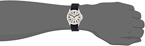 SEIKO ALBA AQPK401 Cream x Black Stainless Steel Case Nylon Belt Watch Men's NEW_3