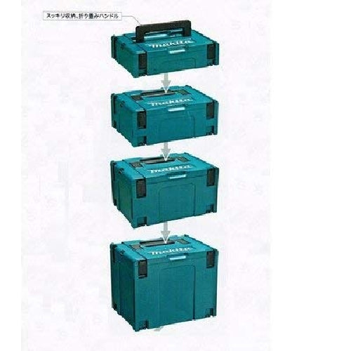 Makita A-60545 MAKPAC Connector Case Set of Type1 to 4 (4 Pieces) Blue NEW_2