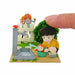 Ponyo on the cliff Studio Ghibli mini sosuke&Ponyo&Fujimoto papercraft MP07-38_6