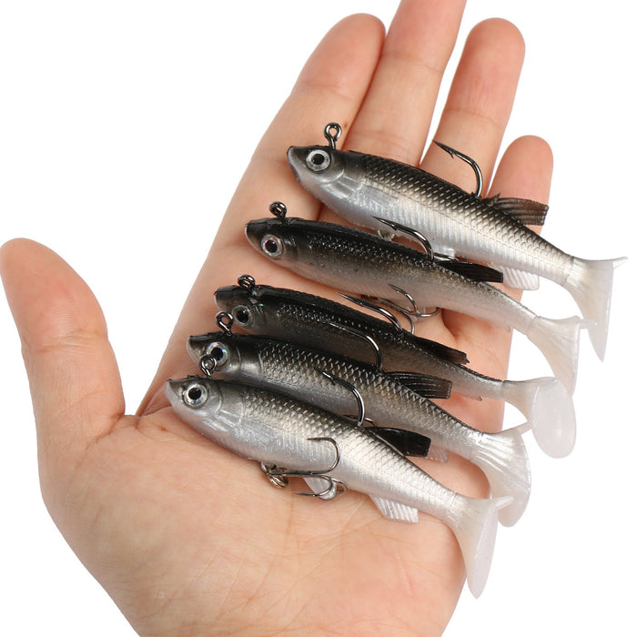 Goture swimbait worm jig real soft lure set Ina type lure (85mm/13g) 5-piece set_3
