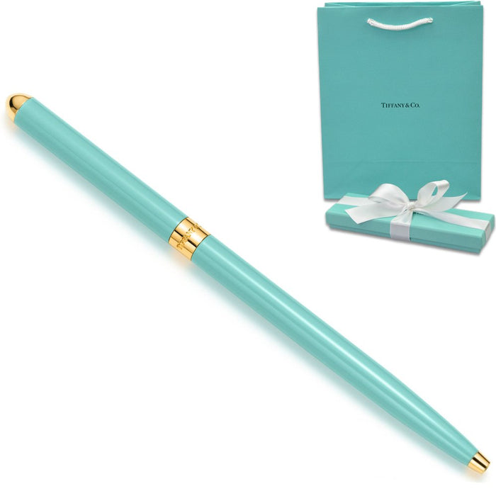 TIFFANY Genuine ballpoint pen 10494397 Blue lacquer purse pen [with shop bag]_1