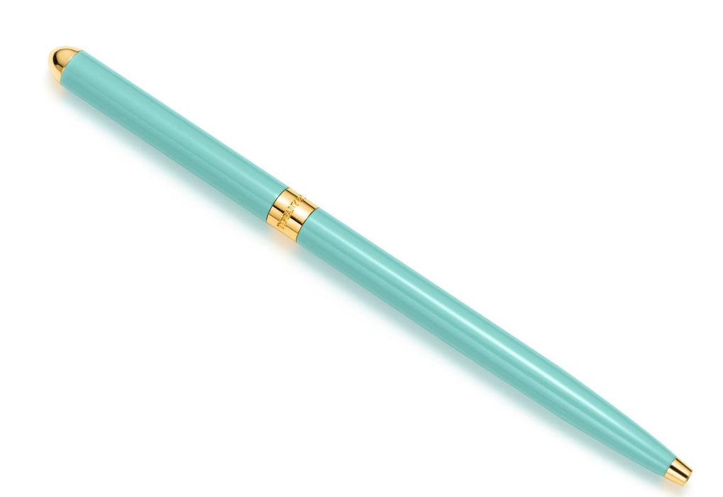 TIFFANY Genuine ballpoint pen 10494397 Blue lacquer purse pen [with shop bag]_5